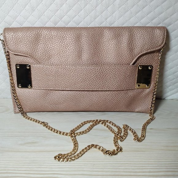 Charming Charlie Handbags - Charming Charlie Pink Crossbody/Clutch